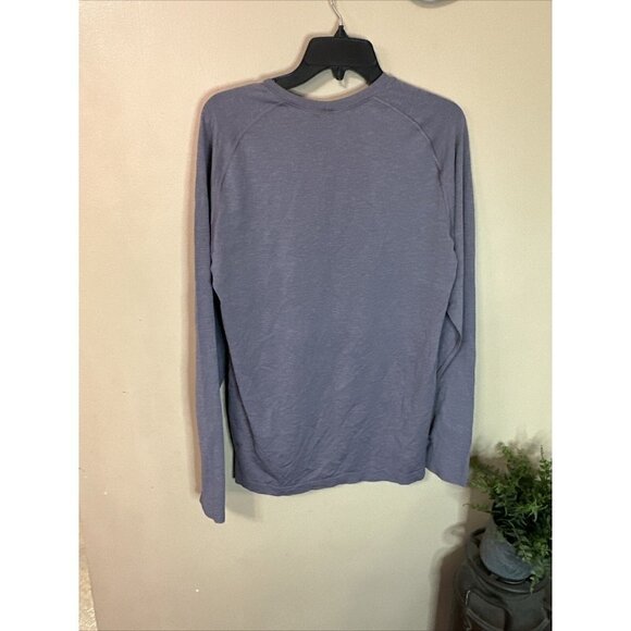 Lululemon Long Sleeve Swifty Pullover Purple Ash Men Size L R26 - Picture 3 of 6